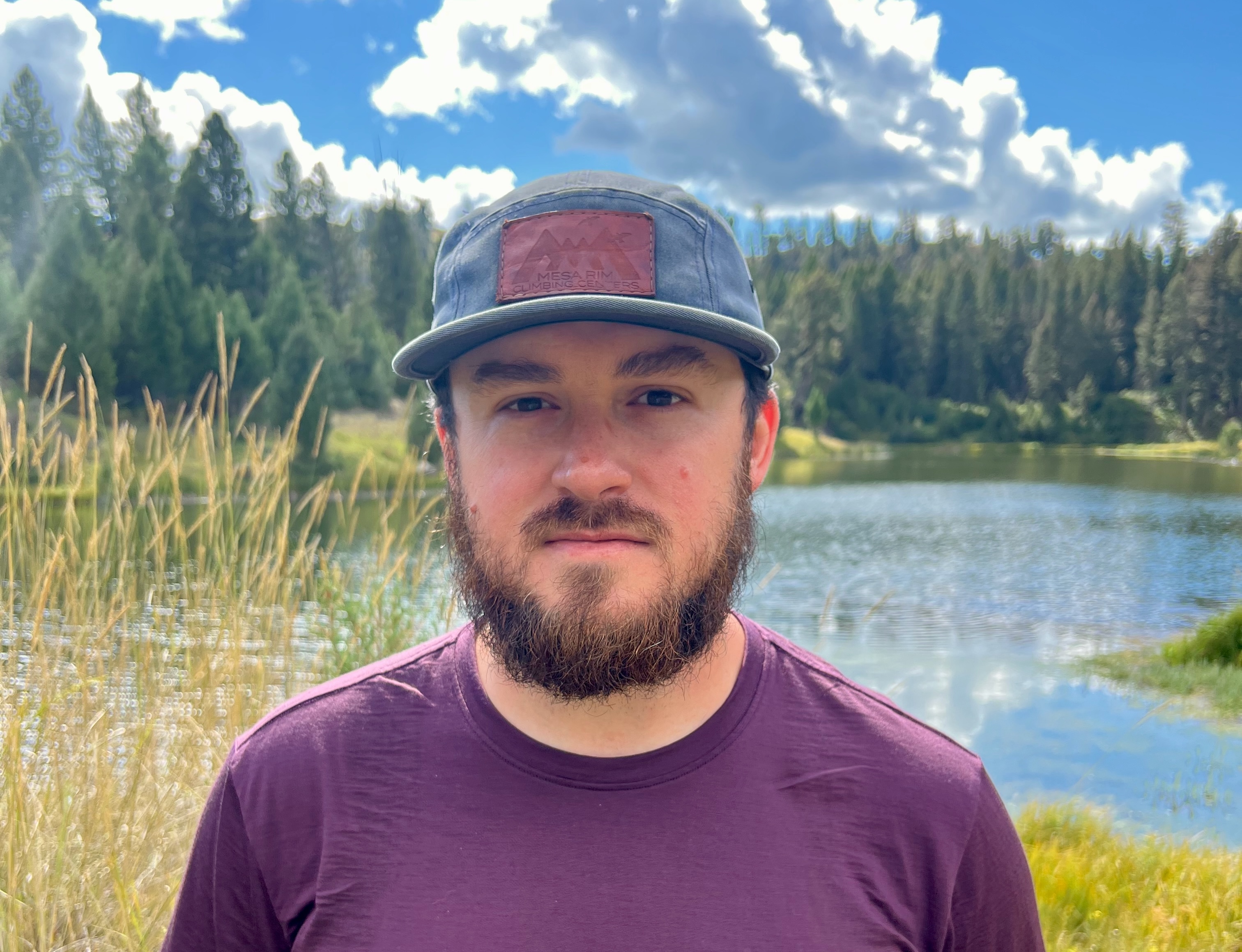A picture of Blake on the north shore of Beaver Pond in Yellowstone National Park. Taken September 2023